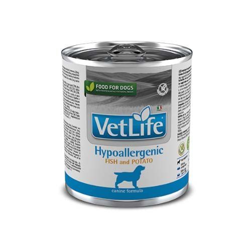 Farmina Vet Life lata para perros Hypoallergenic Pescado