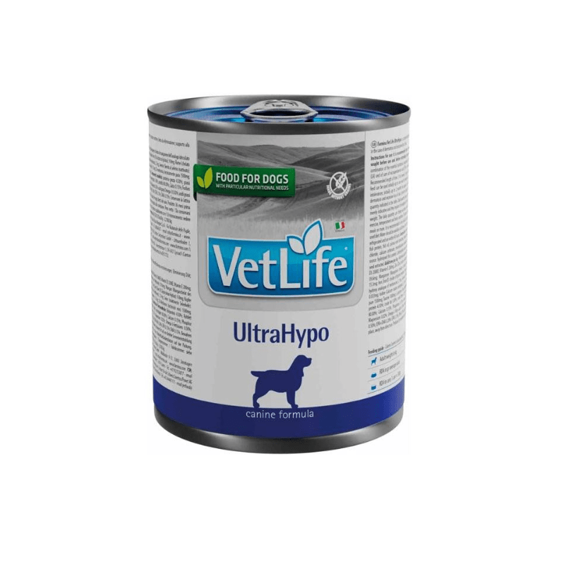 Farmina Vet Life lata para perros UltraHypo