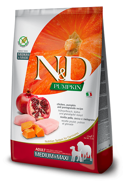 N&D Farmina pienso perros Adulto Calabaza, Pollo y Granada