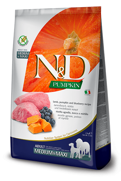 N&D Farmina pienso perros Adulto Calabaza, Cordero y Arándanos
