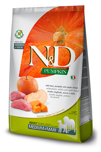 N&D Farmina pienso perros Adulto Calabaza, Jabalí y Manzana