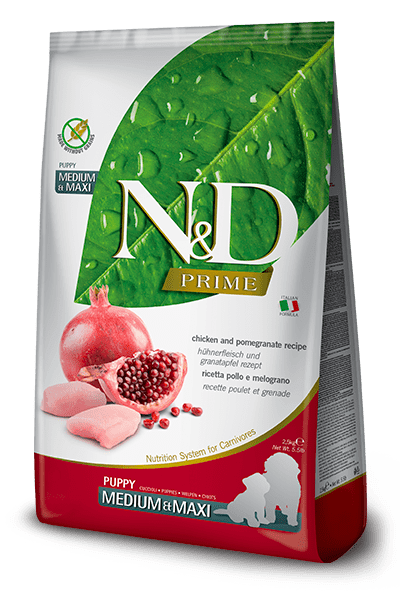 N&D Farmina pienso perros Puppy Prime Pollo y Granada