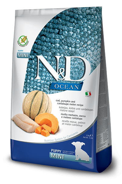 N&D Farmina pienso perros Puppy Bacalao, Calabaza y Melón