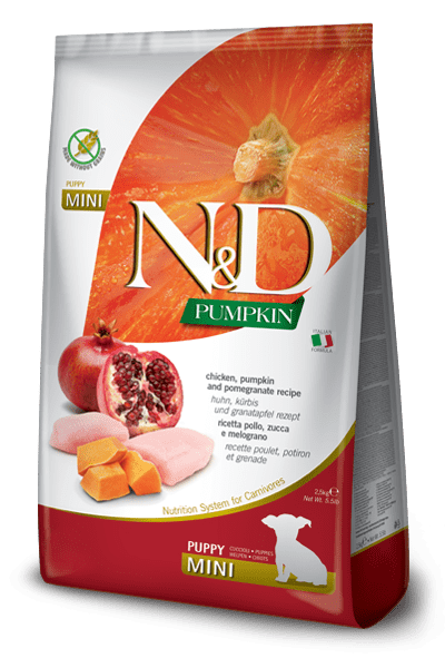 N&D Farmina pienso perros Puppy Grain Free Calabaza, Pollo y Granada