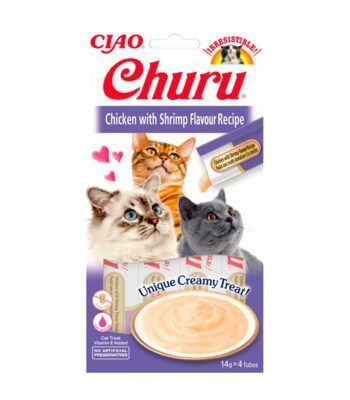 CIAO Churu Pollo y Gambas (4x14gr)