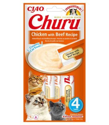 CIAO Churu Pollo y Ternera (4x14gr)
