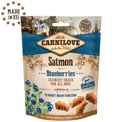 Carnilove Snack para perro Crunchy Salmón y Arándanos