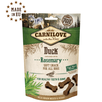 Carnilove Snack para perro Semi-húmedo Pato y Romero