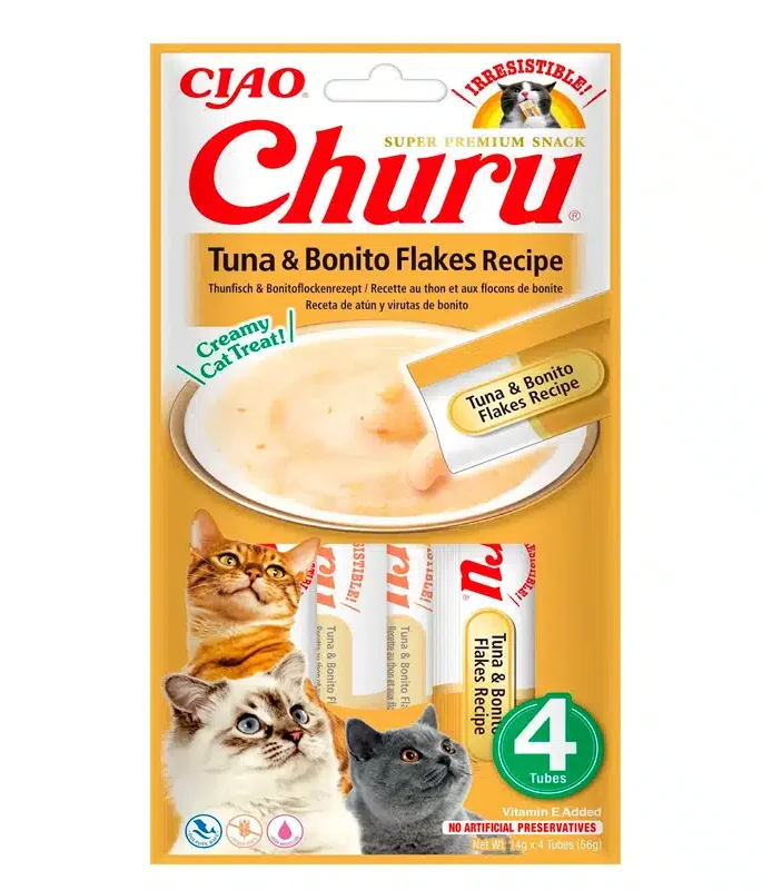 CIAO Churu Atún y Bonito (4x14gr)