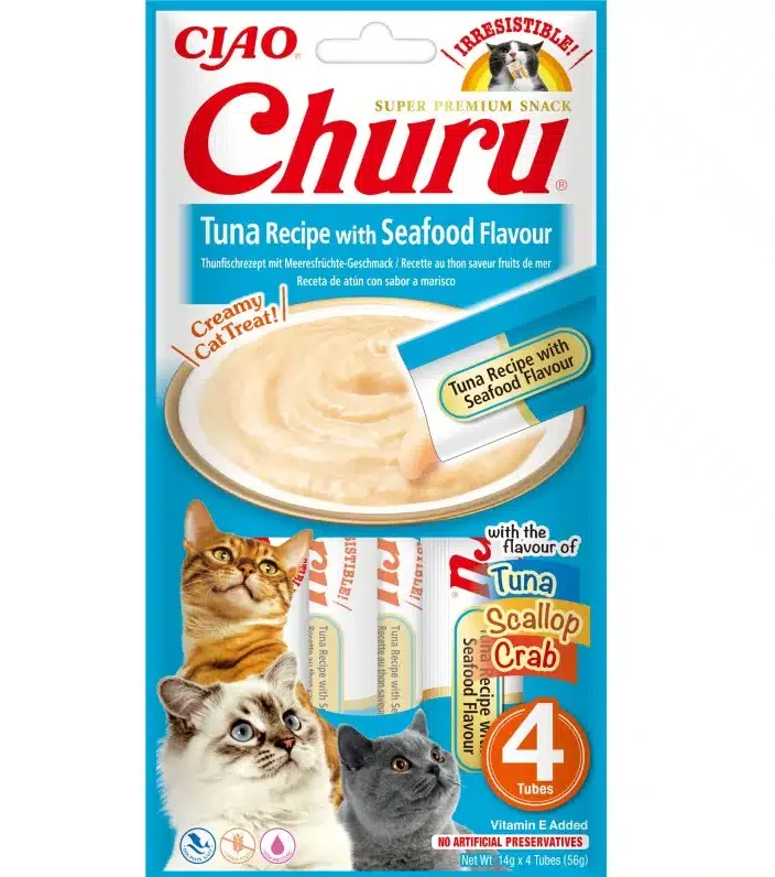 CIAO Churu Atún y Marisco (4x14gr)