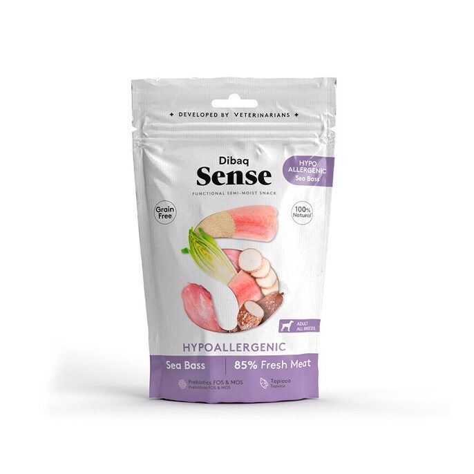 Dibaq Sense Snack Hypoallergenic Lubina 100gr