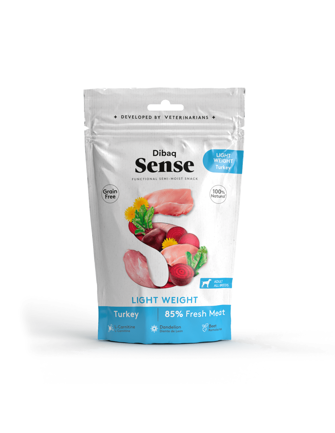 Dibaq Sense Snack Light Weight Pavo 100gr