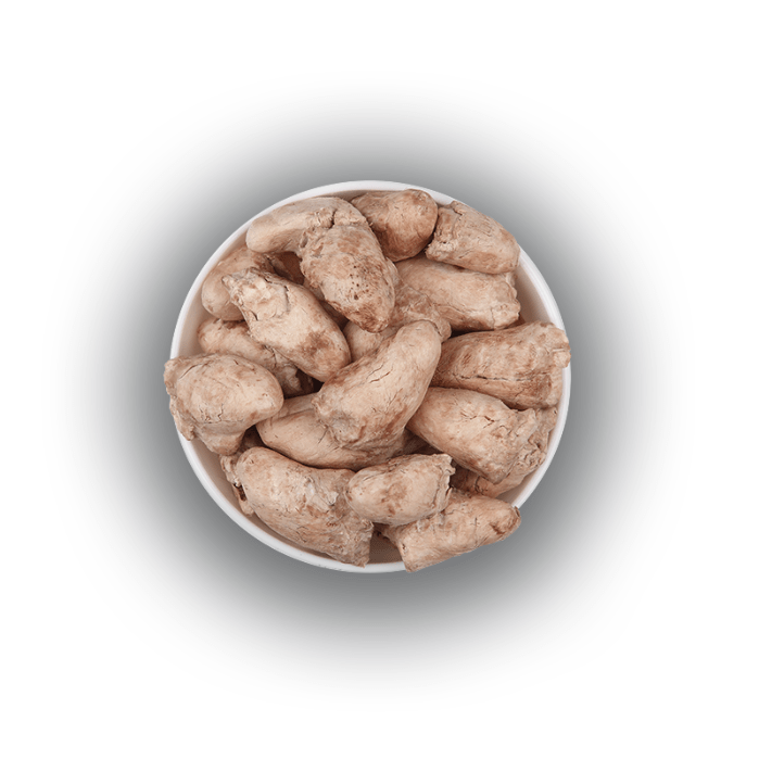 Corazones de pollo liofilizados 30g
